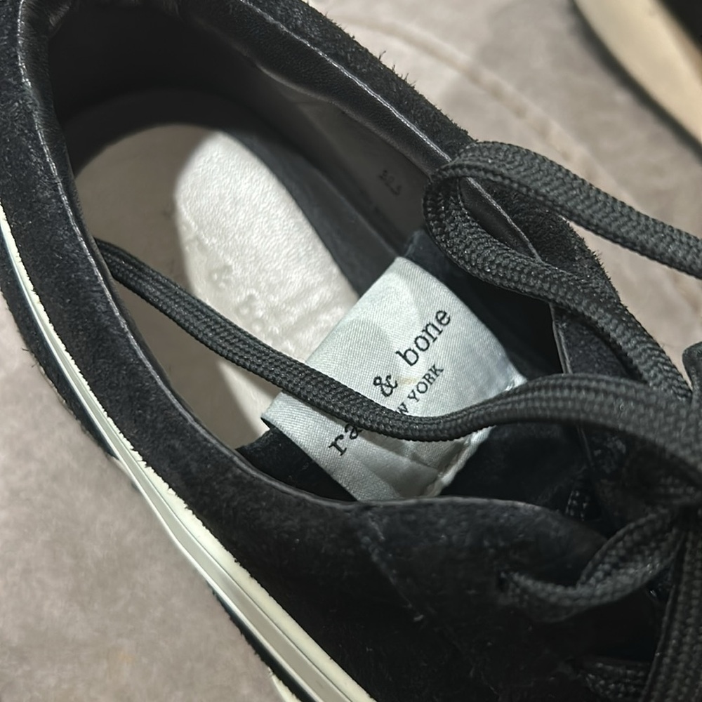 Rag & Bone Retro Runner -Suede Black 38.5 - Picture 4 of 8